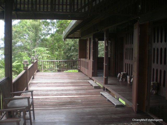 Superb Riverfront 4 Bed/3 Bath Modern Lanna Style Teak Home For Sale