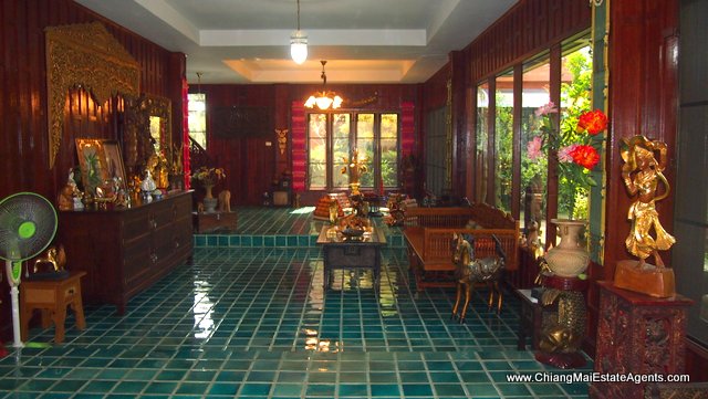 Traditional Lanna Style Home in Modern Moo Baan
