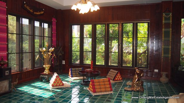 Traditional Lanna Style Home in Modern Moo Baan