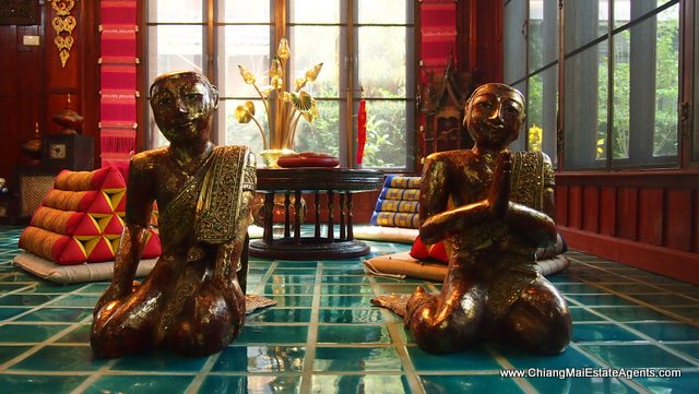 Traditional Lanna Style Home in Modern Moo Baan