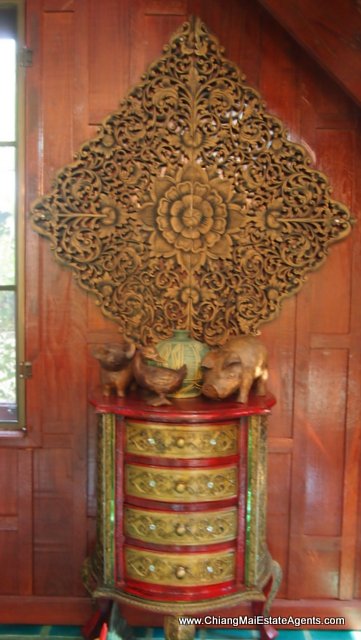 Traditional Lanna Style Home in Modern Moo Baan