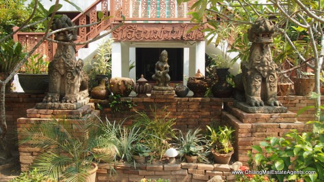 Traditional Lanna Style Home in Modern Moo Baan