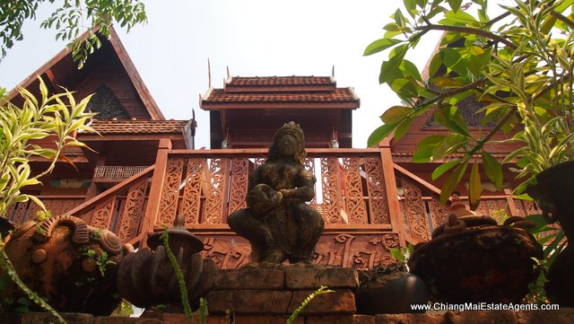 Traditional Lanna Style Home in Modern Moo Baan