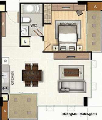 Large 1 Bedroom Apartment for Sale in a Fabulous Position