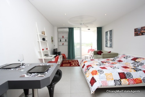 Fully Fitted Studio Condo For Rent