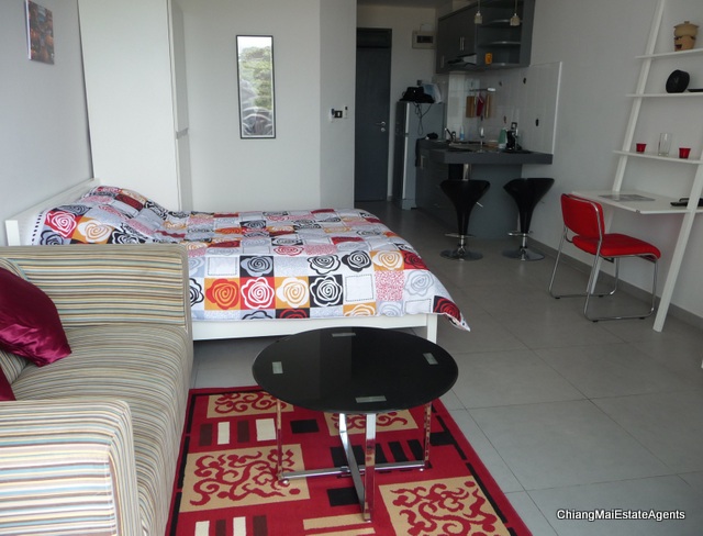 Fully Fitted Studio Condo For Rent